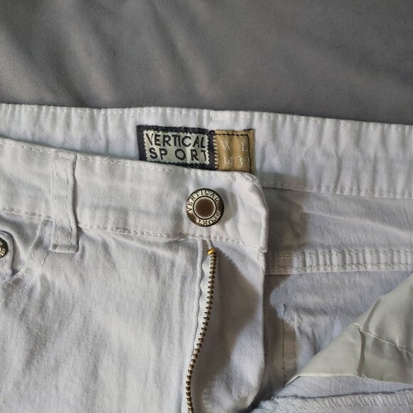 Chino Pants Men Khakis Skinny STRETCH SLIM FIT Flex Casual Cotton Jeans 34x32 - Picture 3 of 3